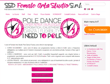 Tablet Screenshot of femaleartstudio.com